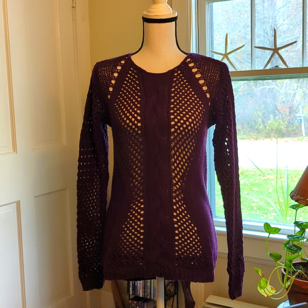 DEVOTED Cable knit sweater Sz Small NWOT